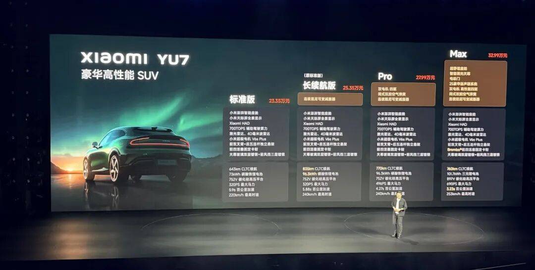 YU7 GT是小米歐洲研發中心深度參與研發的第一款量產車型,在賽道上輸給Model Y后,雷總的自我反思